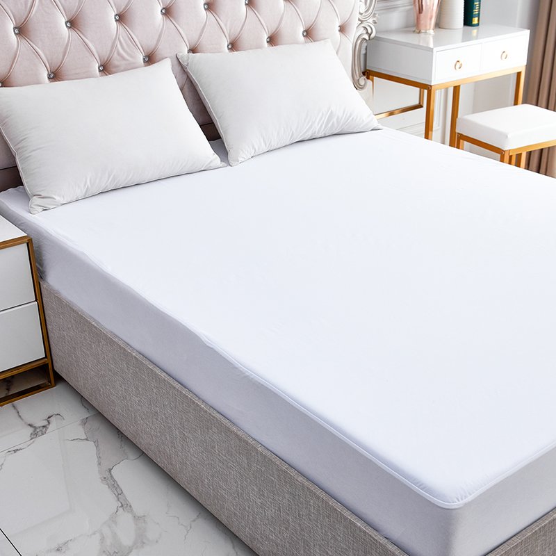 Soft Noiseless Breathable Cooling Lyocell Mattress Pad Cover 100% Waterproof Mattress Protector