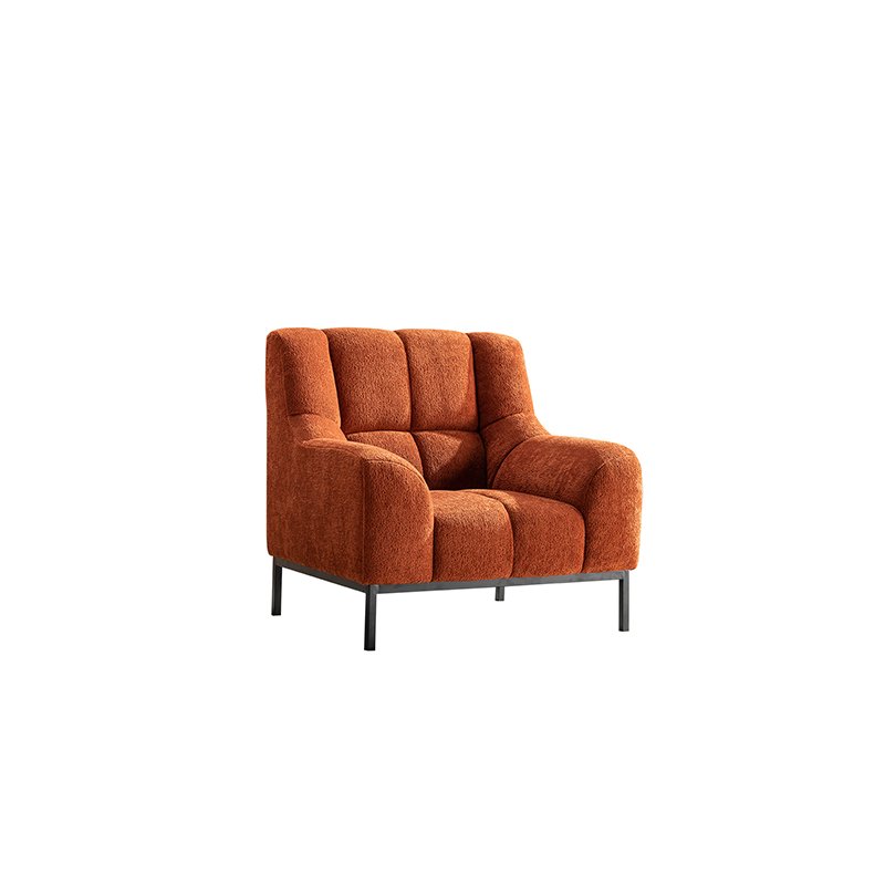 Italian Design Modern Luxury Home Furniture Living Room Seat Single Hotel Armchair Fabric Leisure Chair
