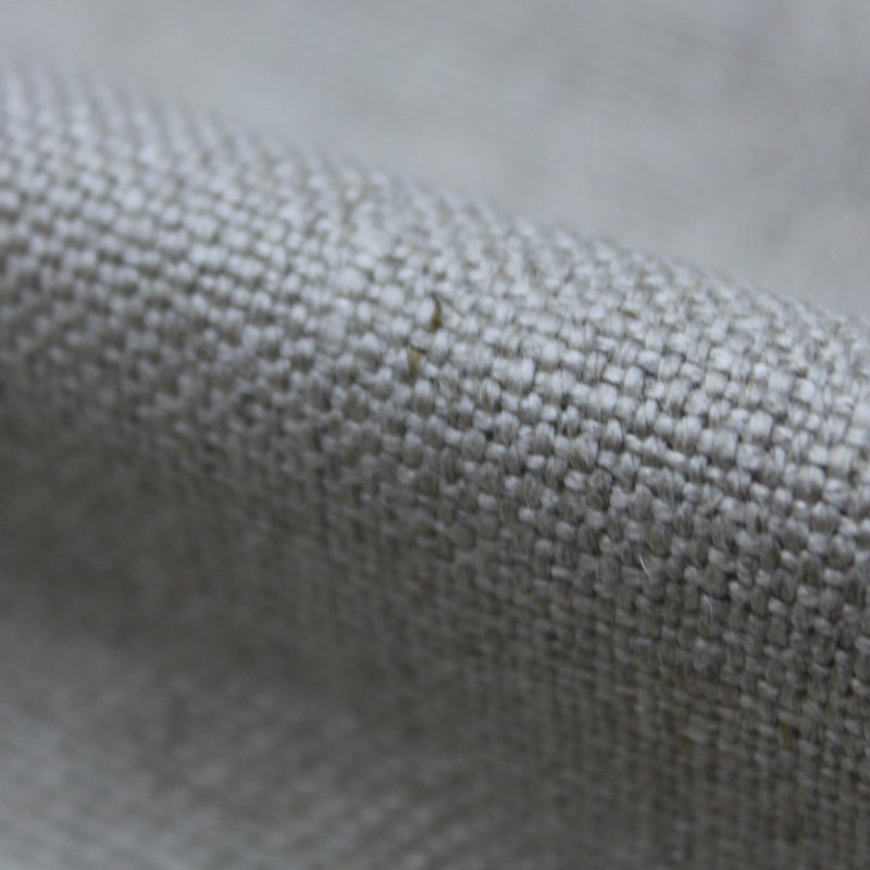 High Quality Classic Plain Natural Fibers Pure 100% Linen Fabric for Home Textile Curtain Sofa Coating European Flax