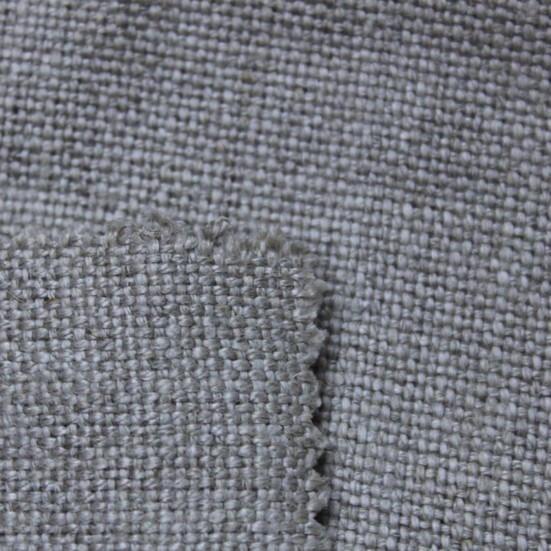 High Quality Classic Plain Natural Fibers Pure 100% Linen Fabric for Home Textile Curtain Sofa Coating European Flax