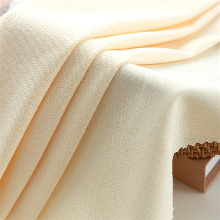 Custom plain color printing wholesale elastane customizable manufacture organic 100% cotton bamboo fabric for pajamas