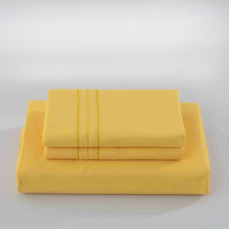 100% 300TC satin cotton Bedding sheet sets 100% Organic Cotton Bed Sheet