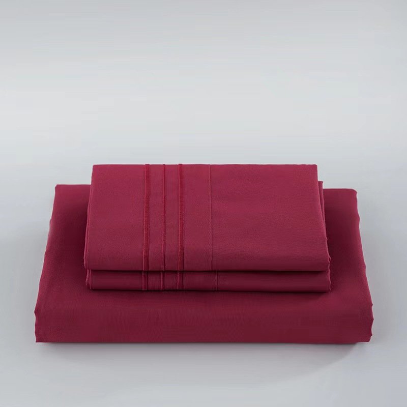 100% 300TC satin cotton Bedding sheet sets 100% Organic Cotton Bed Sheet