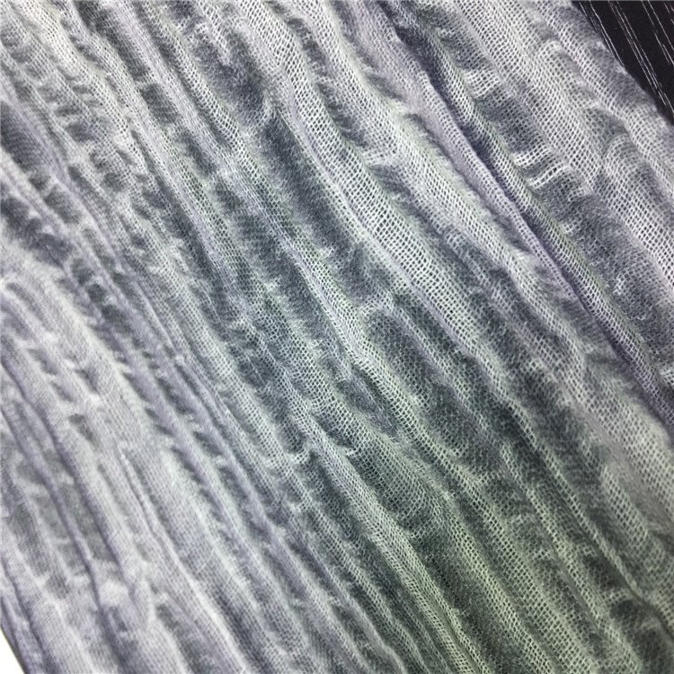 Tie dye fabric 100% linen fabric crinkle linen fabric for garment