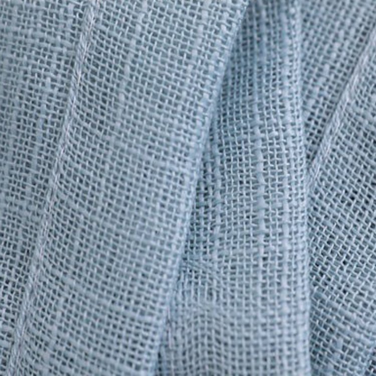 2023 Factory Direct Sales Solid Color Luxury Style Sheer Curtain Fabric Linen Pattern For Home Textile