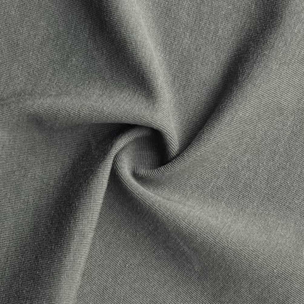 64%organic bamboo 28%cotton 8%spandex thick 300gsm super soft bamboo jersey for sports activewear pants fabric