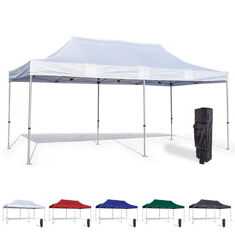 Foldable Canopy Tents Pop Up Heavy Duty Steel Frame for Shop Events Outdoor Tents Gazebo Sun Shelter Trade Show Tent