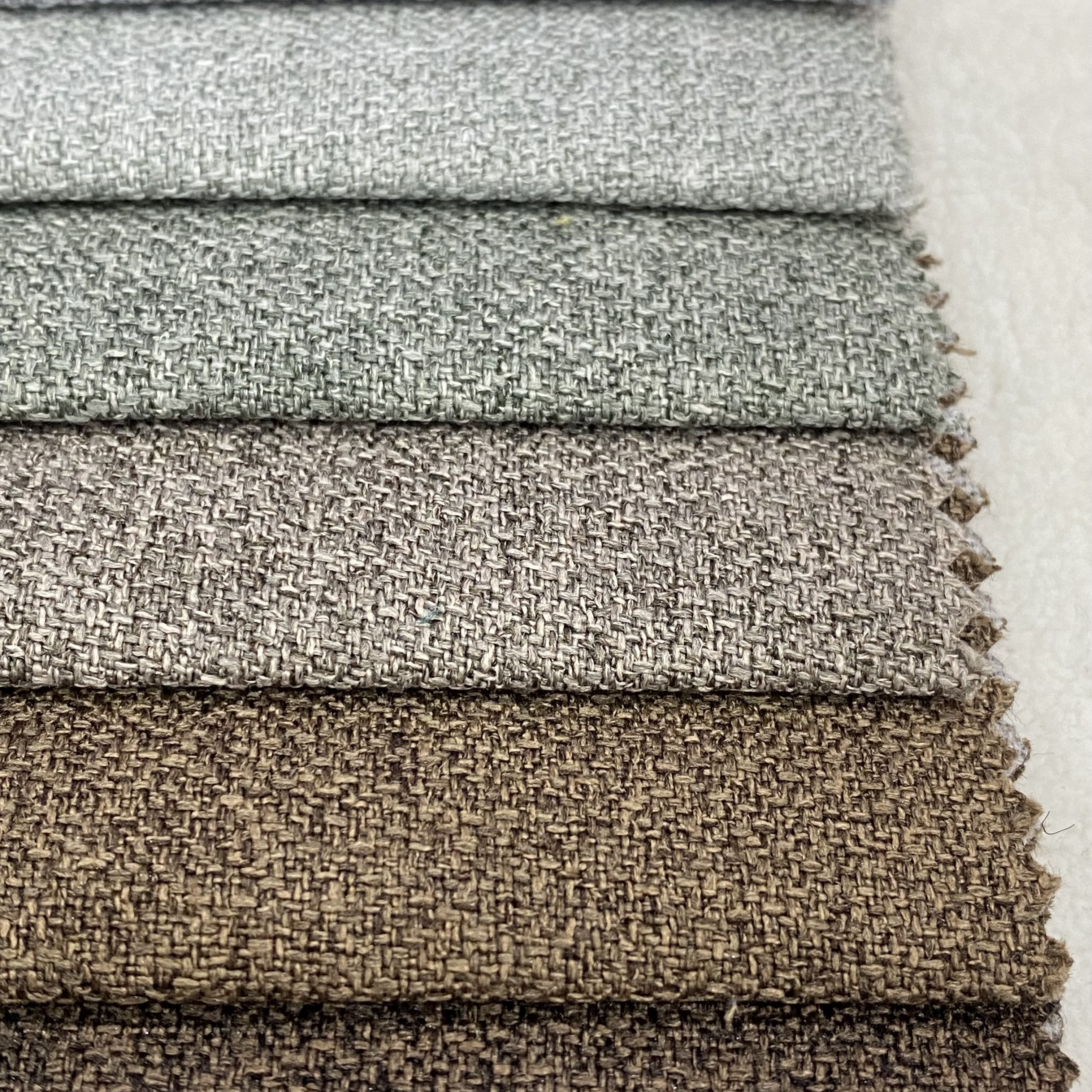 Wholesale home textile fabric linen look fabric sofa fabric for furniture textile Factory sales