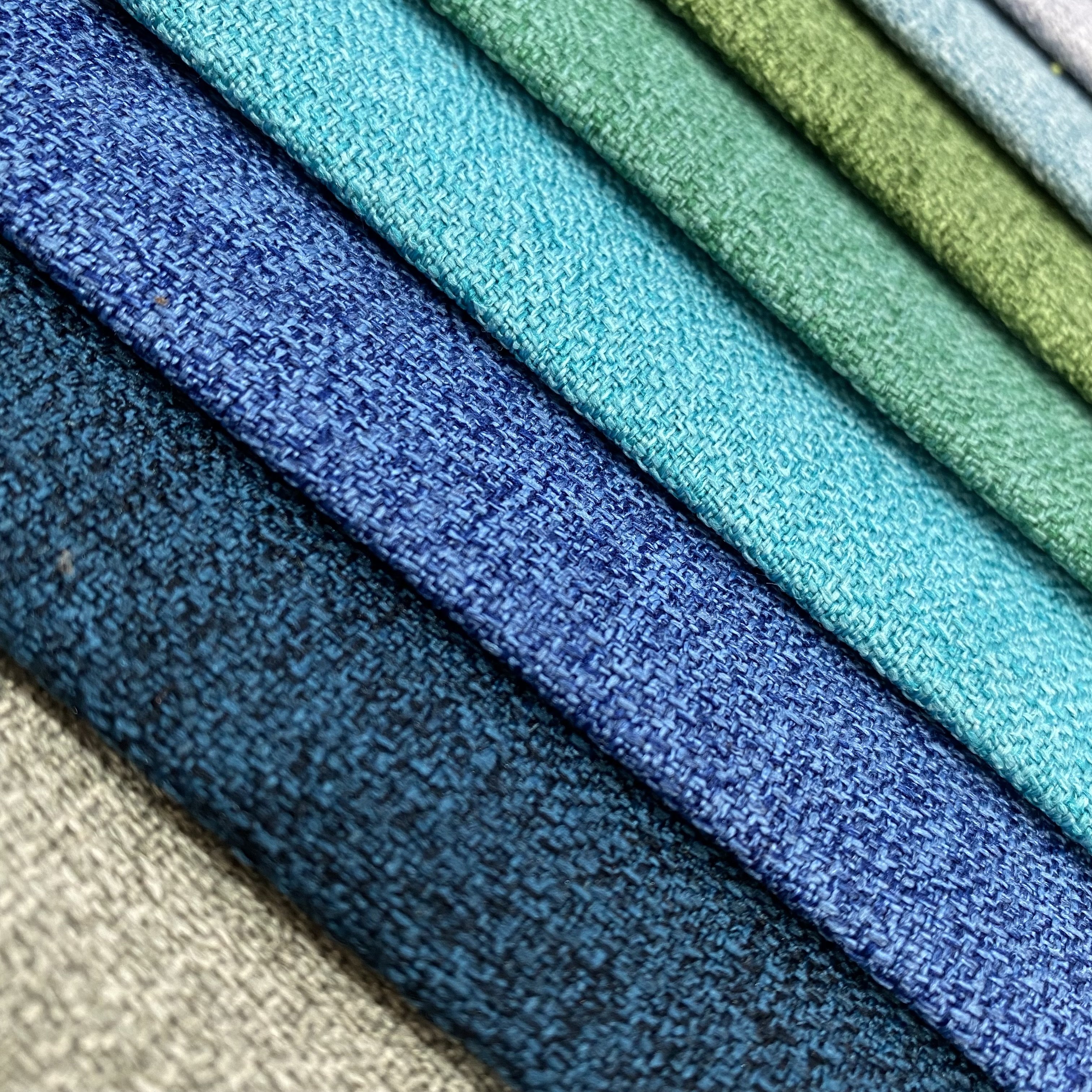 Wholesale home textile fabric linen look fabric sofa fabric for furniture textile Factory sales