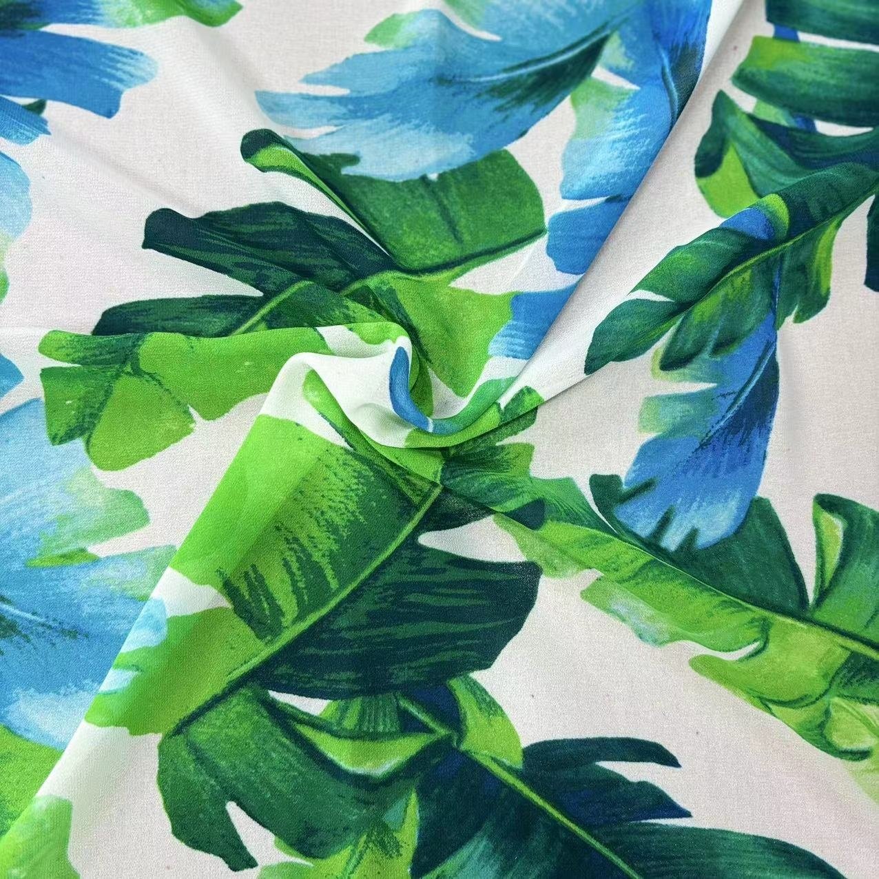 100 polyester printed women dress chiffon fabric - 1108#