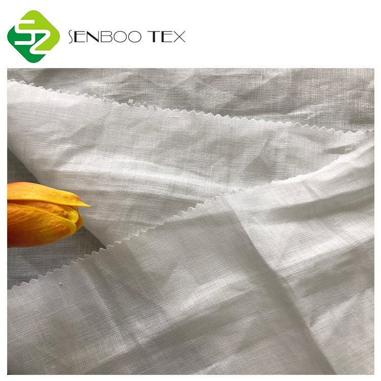 Unbleached Natural Linen 150GSM solid color 100% pure linen fabric for garment/home textile on Sale