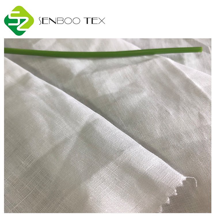 Unbleached Natural Linen 150GSM solid color 100% pure linen fabric for garment/home textile on Sale