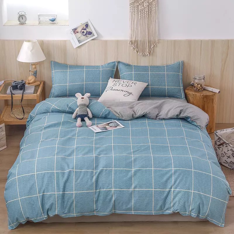 100 polyester fabric print Bed Microfiber Bed sheet Duvet Cover Set Queen Size bedding wholesale bed sheet fabric