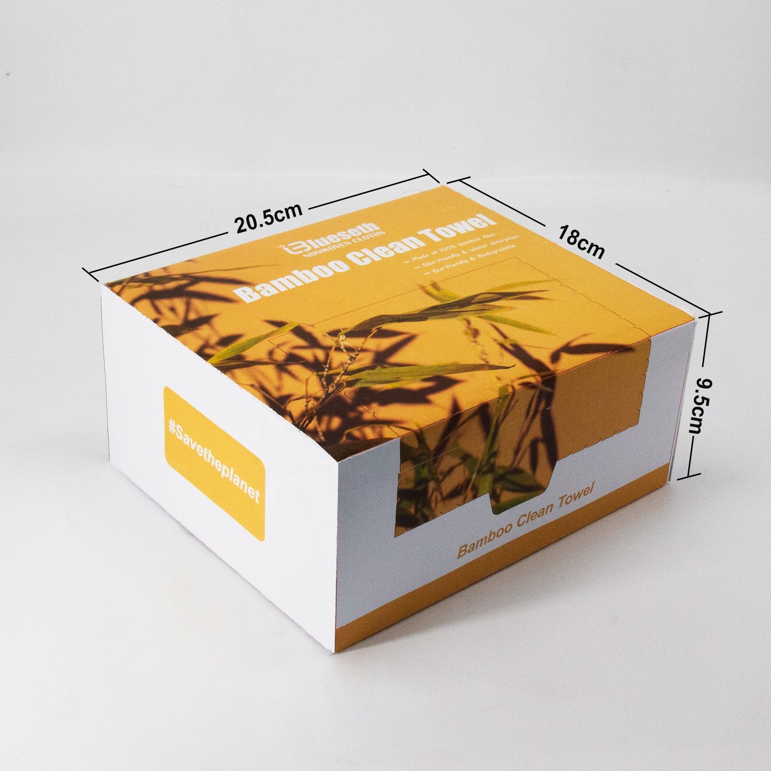 Clean Skin Club Award Winning Bamboo Dry Makeup Removing Wipes XL Disposable Face Towels 100% Bamboo Fibers Nonwoven Technics