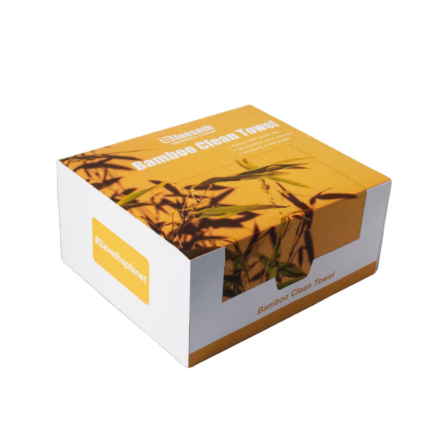 Clean Skin Club Award Winning Bamboo Dry Makeup Removing Wipes XL Disposable Face Towels 100% Bamboo Fibers Nonwoven Technics