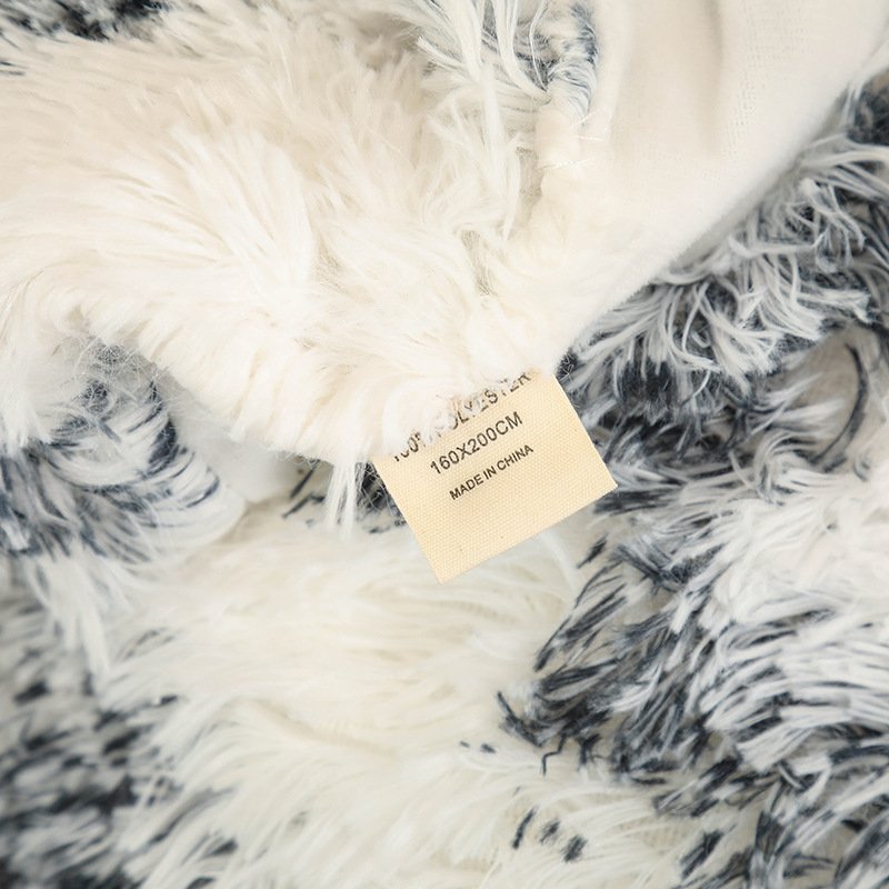 plush checker throw blanket plush luxury fabric custom printing for blankets plush fabric polyester spandex fabric for blanket