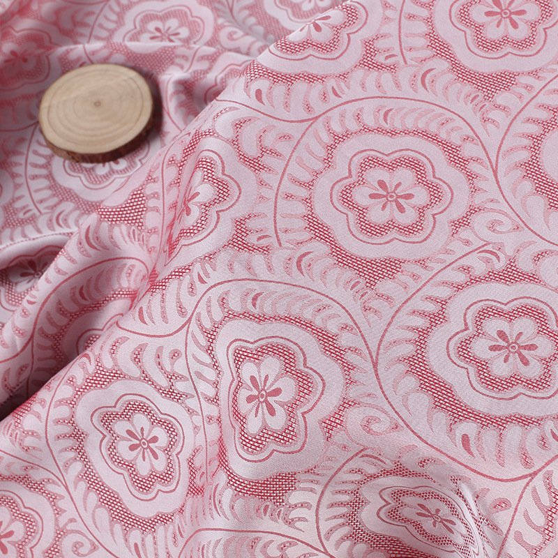 spandex fabric Cationic two color effect wholesale clothing fabric jacquard satin polyester fabrics