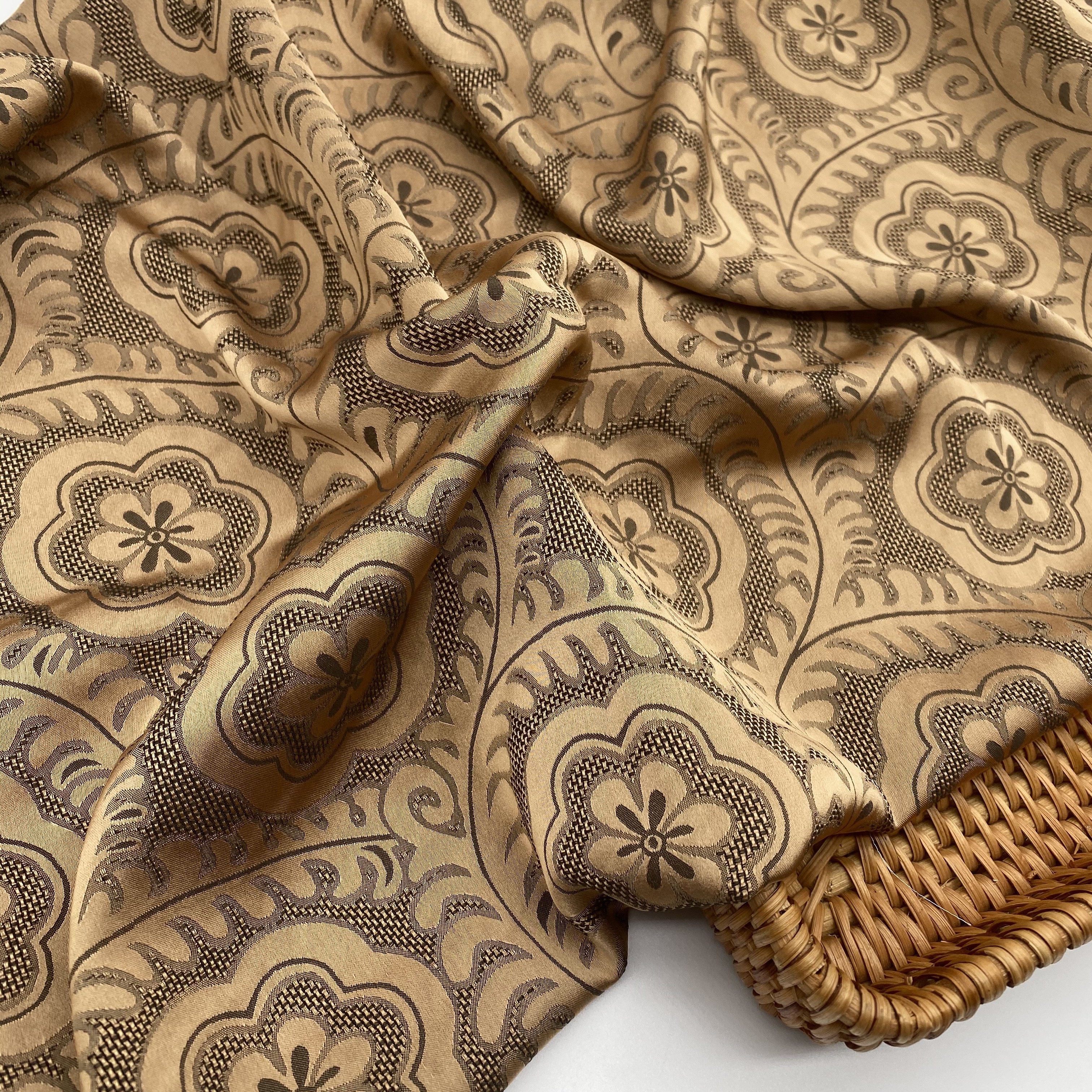 spandex fabric Cationic two color effect wholesale clothing fabric jacquard satin polyester fabrics