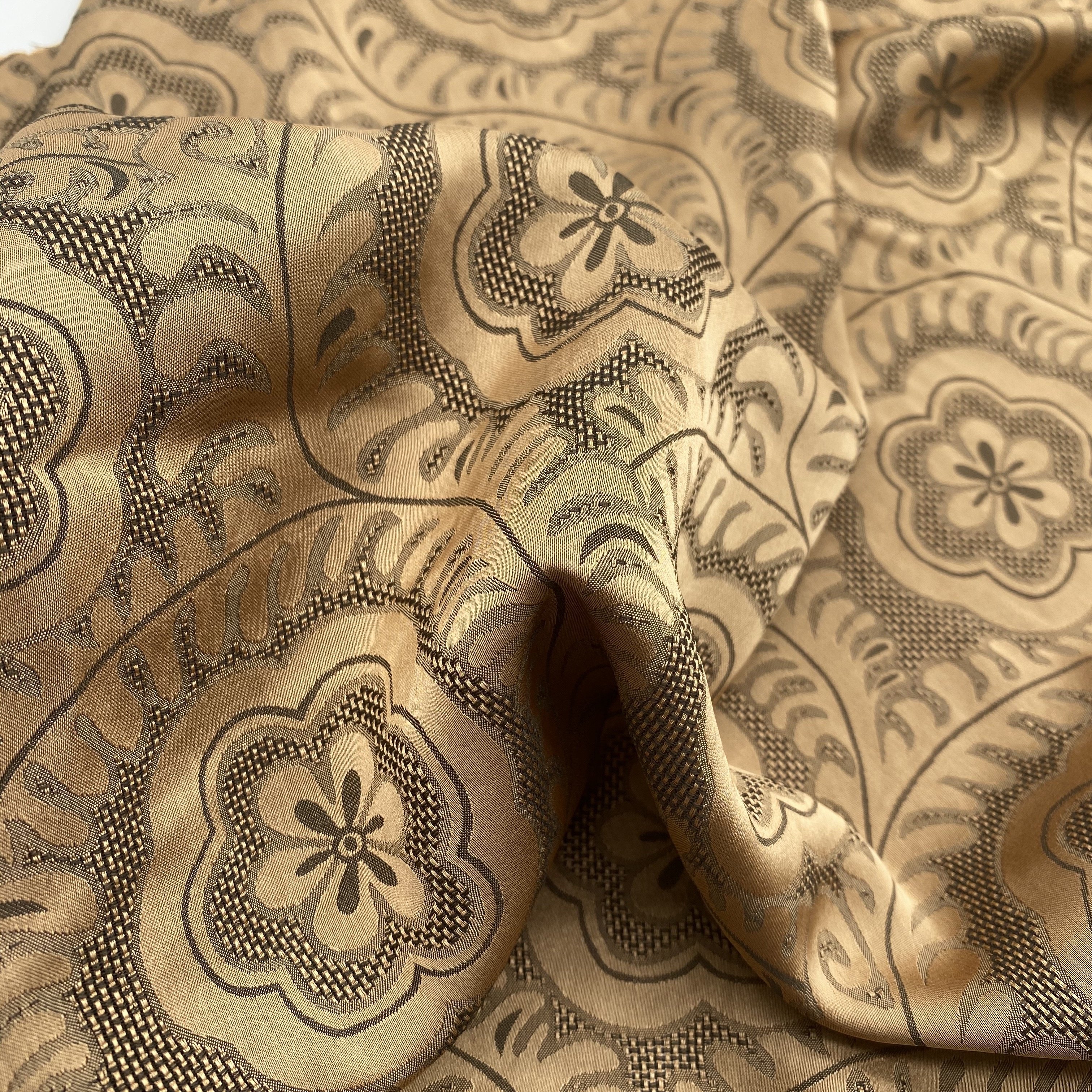 spandex fabric Cationic two color effect wholesale clothing fabric jacquard satin polyester fabrics