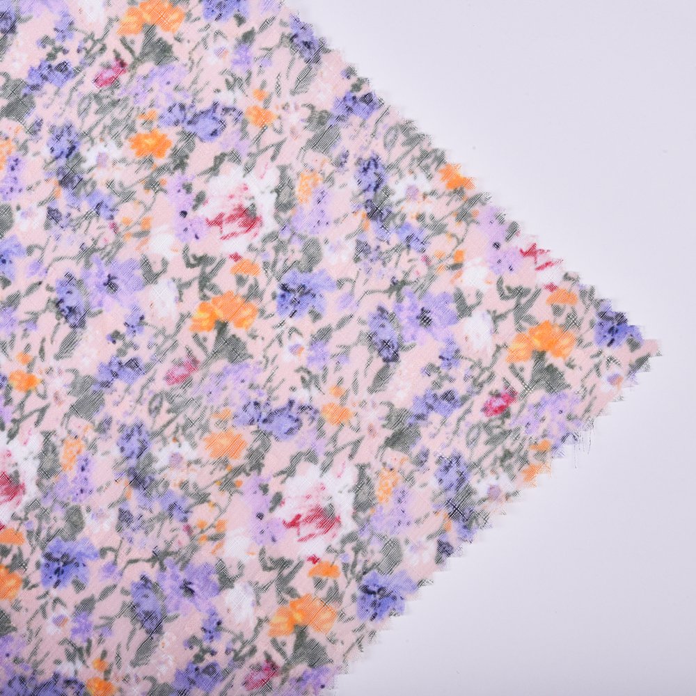 2024 New Design Floral Liberty London Colorful Digital Printing 100% Polyester Fabrics for Women Garment