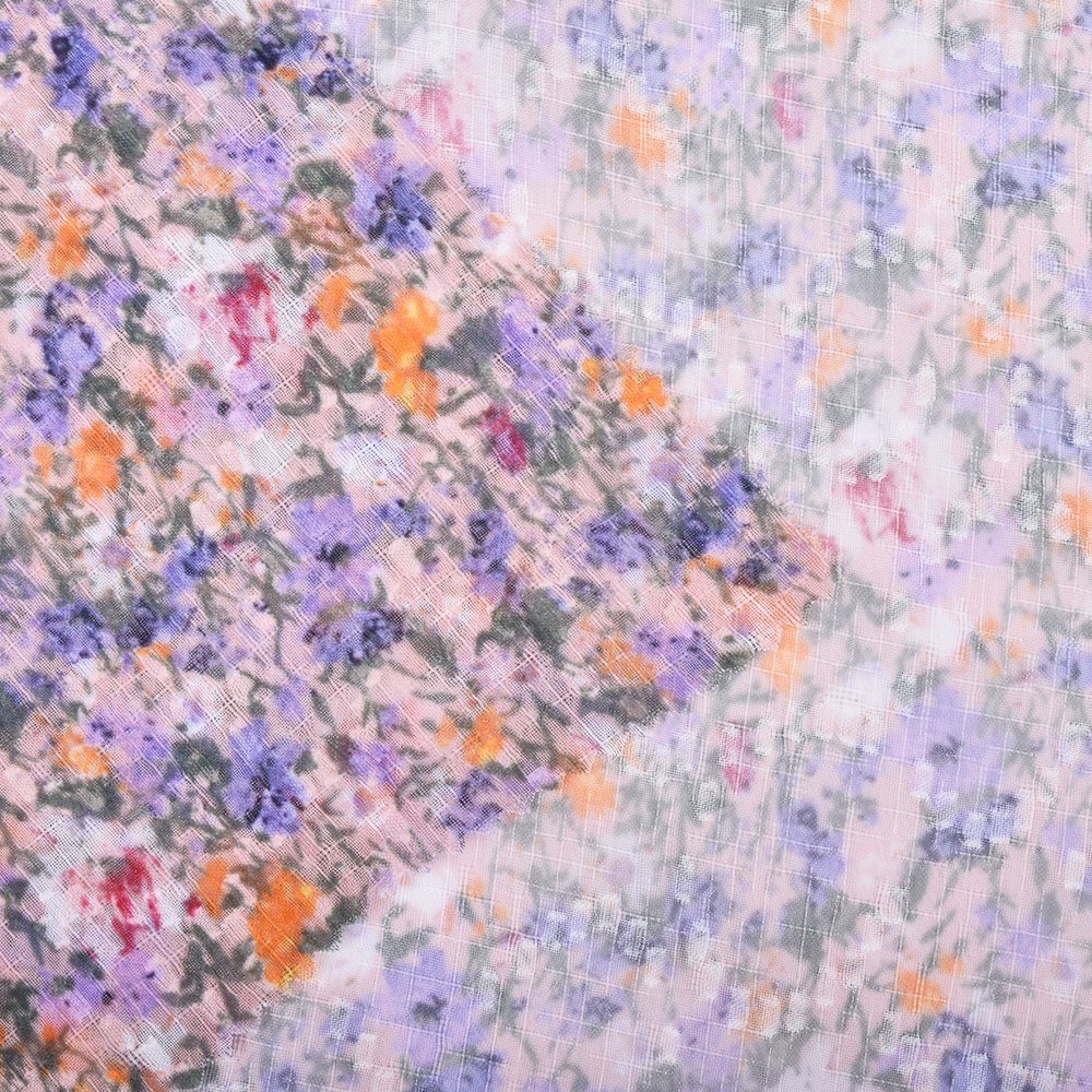 2024 New Design Floral Liberty London Colorful Digital Printing 100% Polyester Fabrics for Women Garment