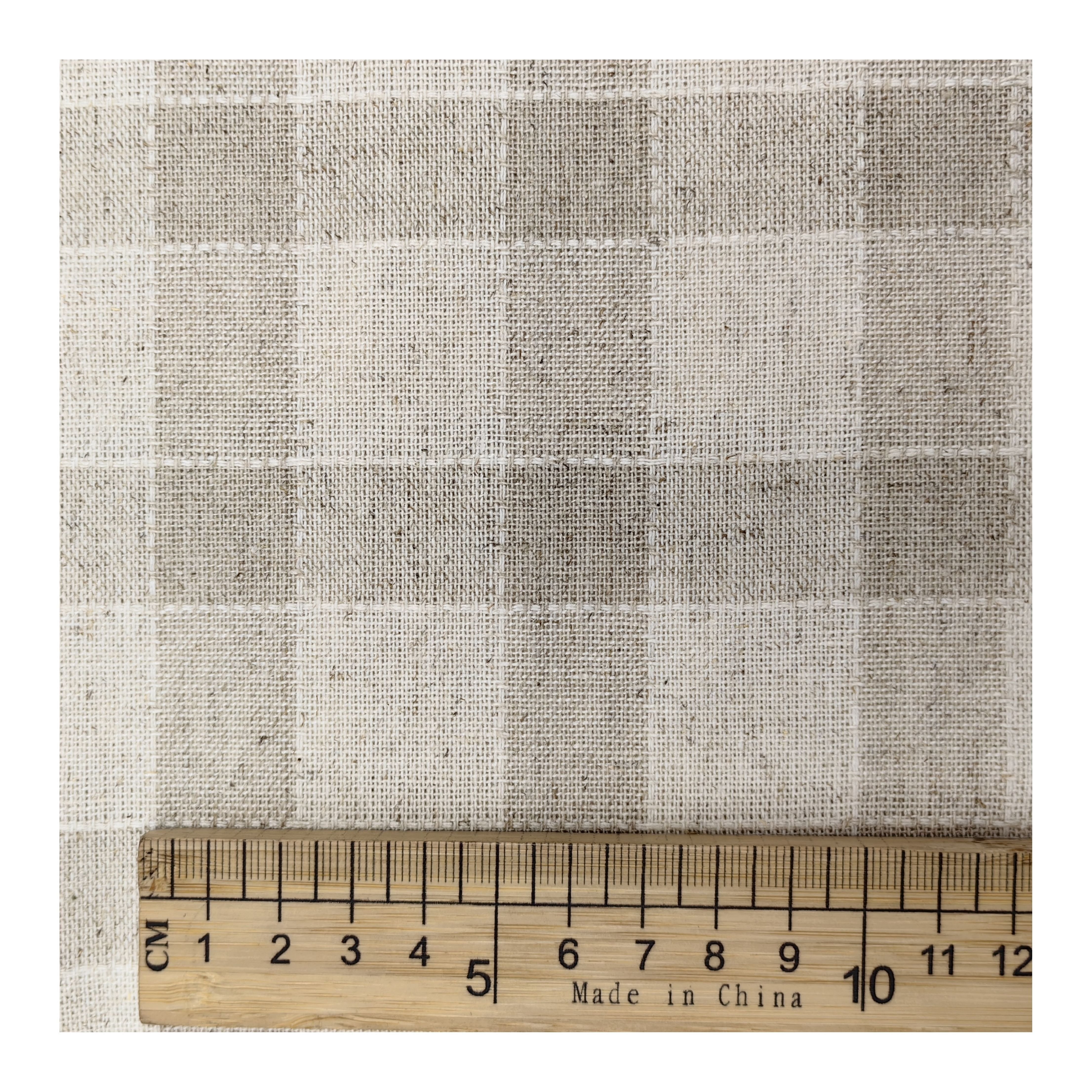 Best Quality natural Linen Fabric Plaid Woven Fabric 85%Rayon 15% Linen Plain eco-friendly fabric for clothing