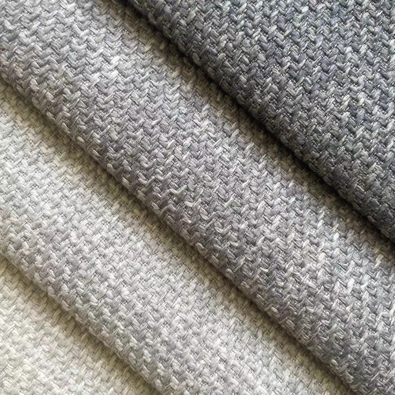 100% polyester synthetic linen look fabric for bed, sofa upholstery