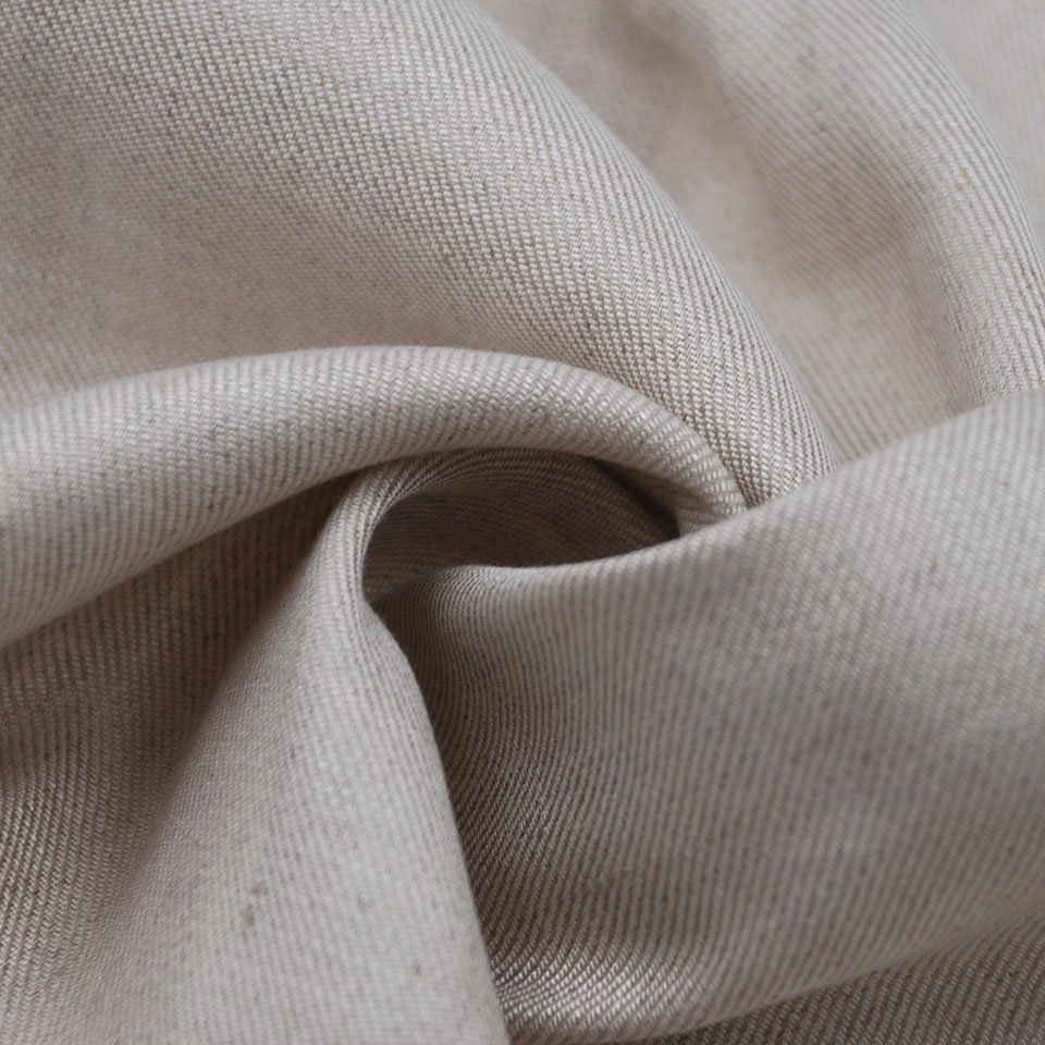 Wholesale clothing and textiles twill weave woven stretch spandex viscose rayon linen blend natural fabric