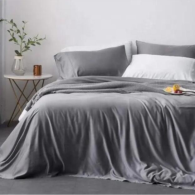 Solid dyed colors 300T 100% bamboo fabric, bed sheet bamboo fabric