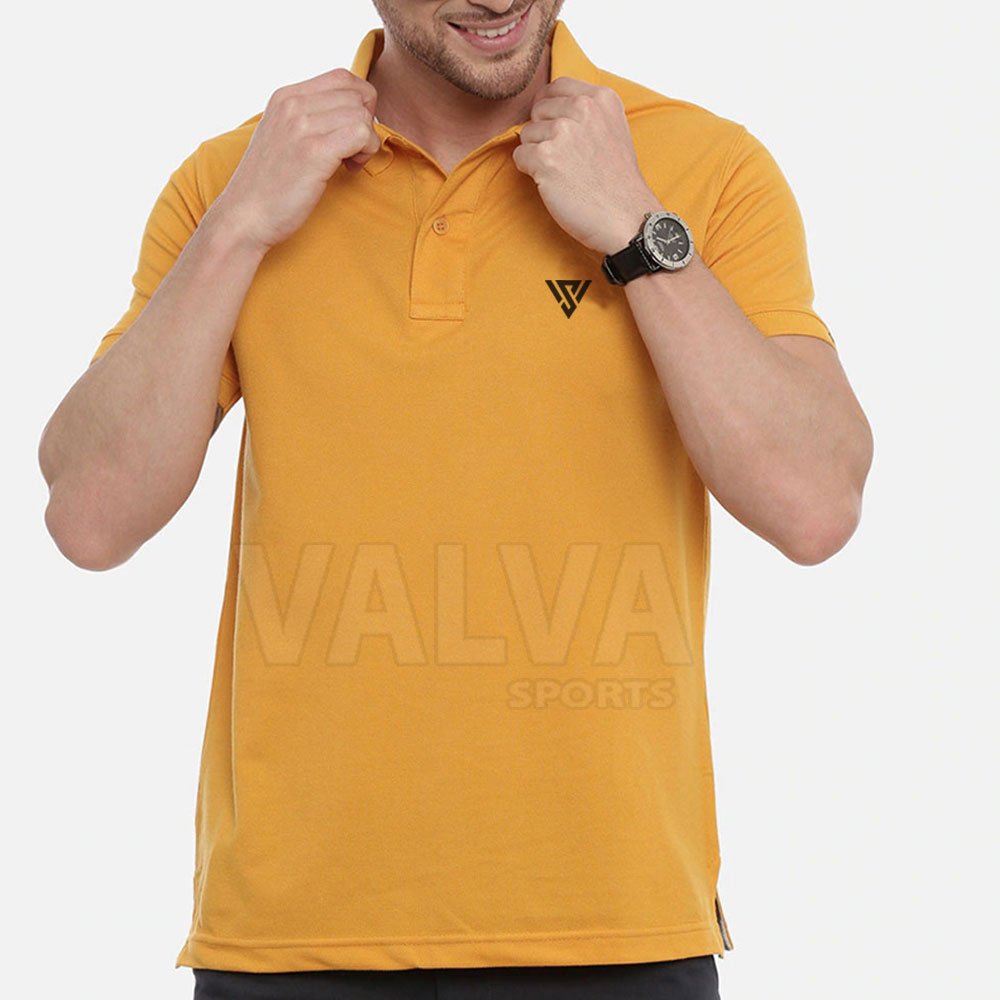 High Quality Customized Men's Polo T-Shirts Quick Dry Knitted Fabric with Printed Pattern Plus Size Options Available