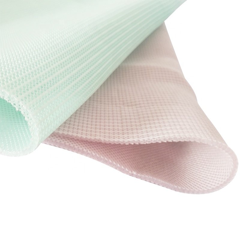 newest Refreshing 100% Polyester Air Mesh Fabric For Sport Shoes,Bag, Spacer Mesh can add pvc coated