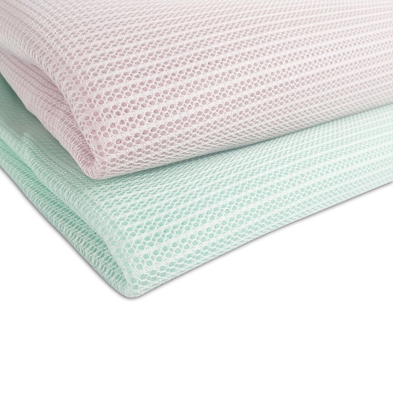 newest Refreshing 100% Polyester Air Mesh Fabric For Sport Shoes,Bag, Spacer Mesh can add pvc coated
