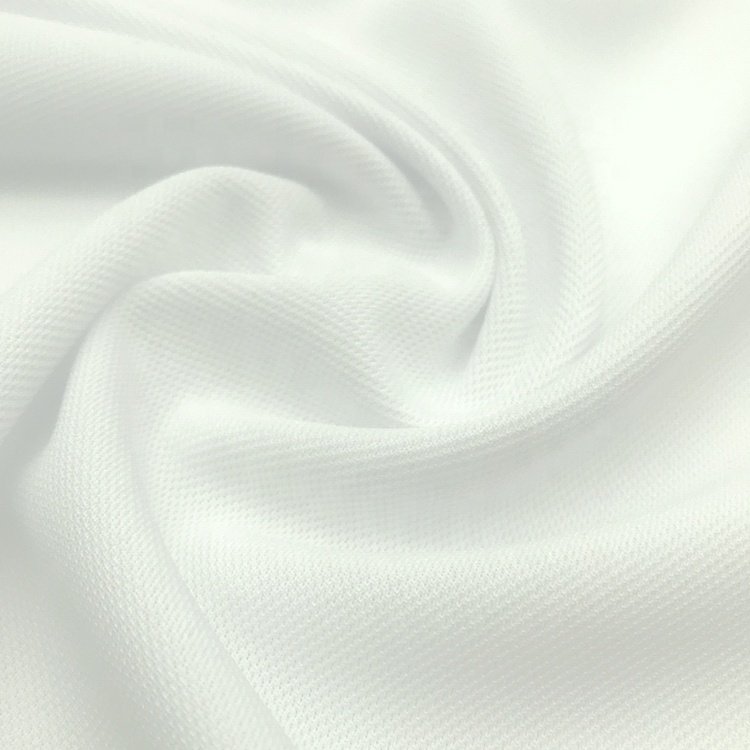 Quick dry 100 polyester Anti-UV knitting mesh fabric for sport T-shirt