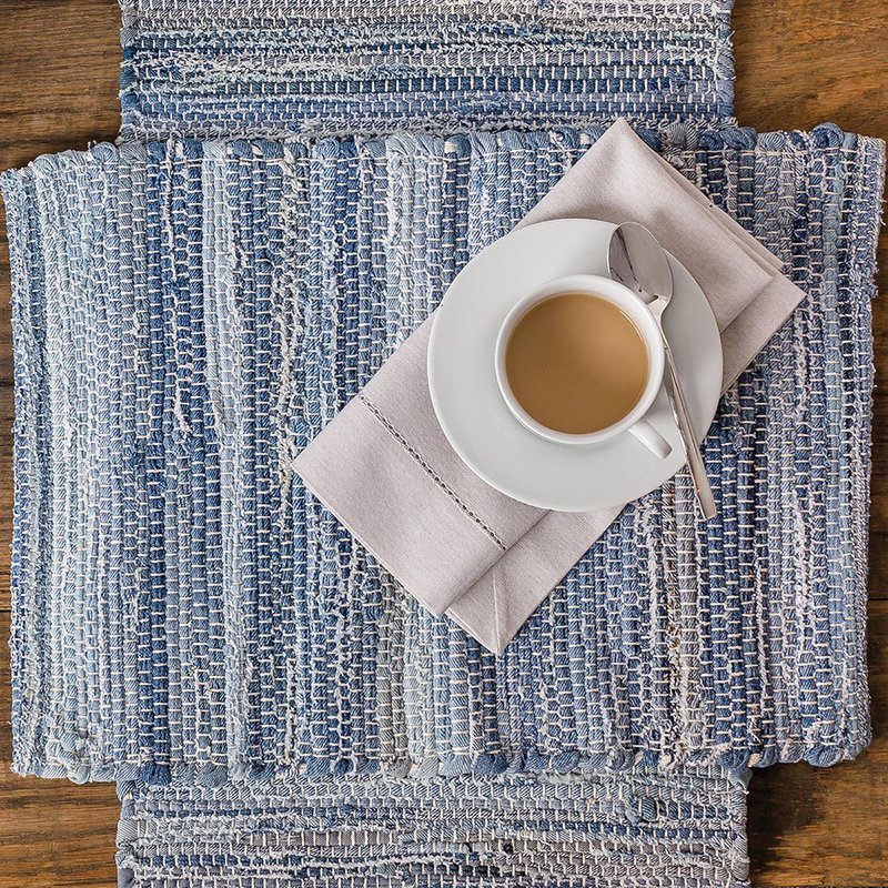 Placemats with Fringe Cotton Boho Chic Table Accents for Your Dining Space Linen Cotton Boho