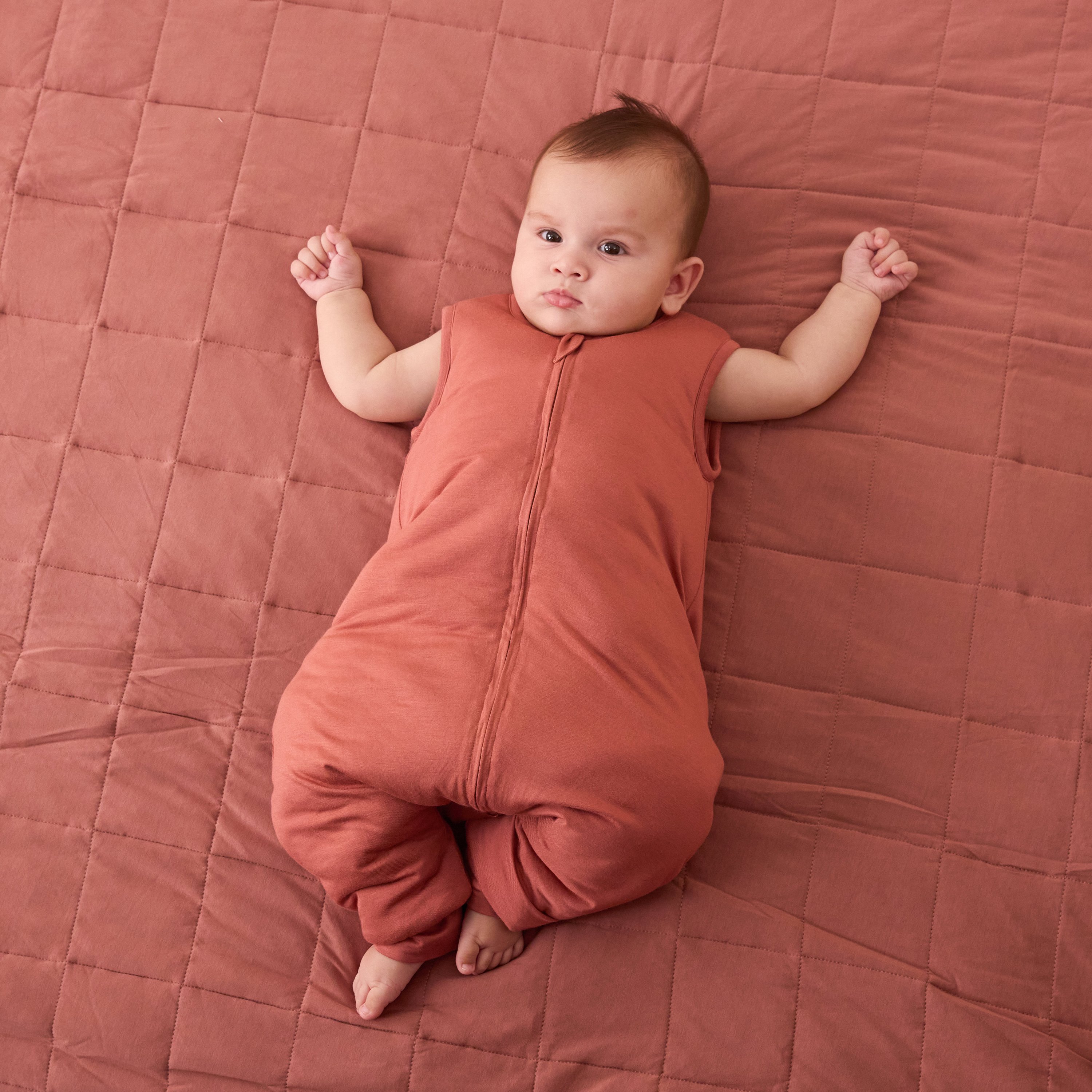 PETELULU Soft Baby Sleep Bag Walker Comfortable Bamboo Baby Sleep Sack Sleeveless 1-2.5 tog Sleeping Bags Babies With Feet