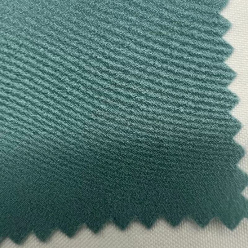New design comfortable soft lightweight woven 100Polyester twill mint blue Chiffon Fabric