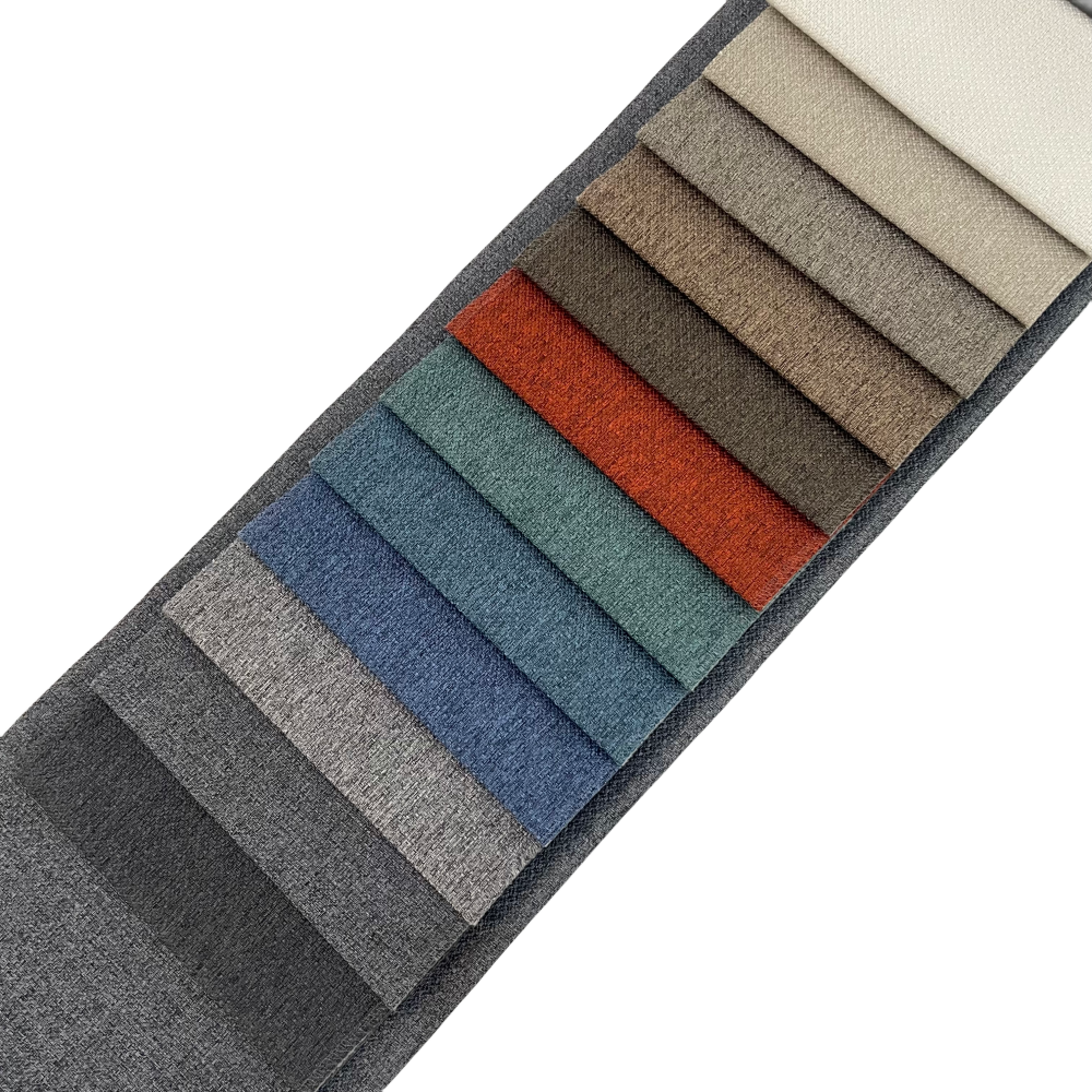 100% polyester flame retardant linen fabric for bed, sofa upholstery