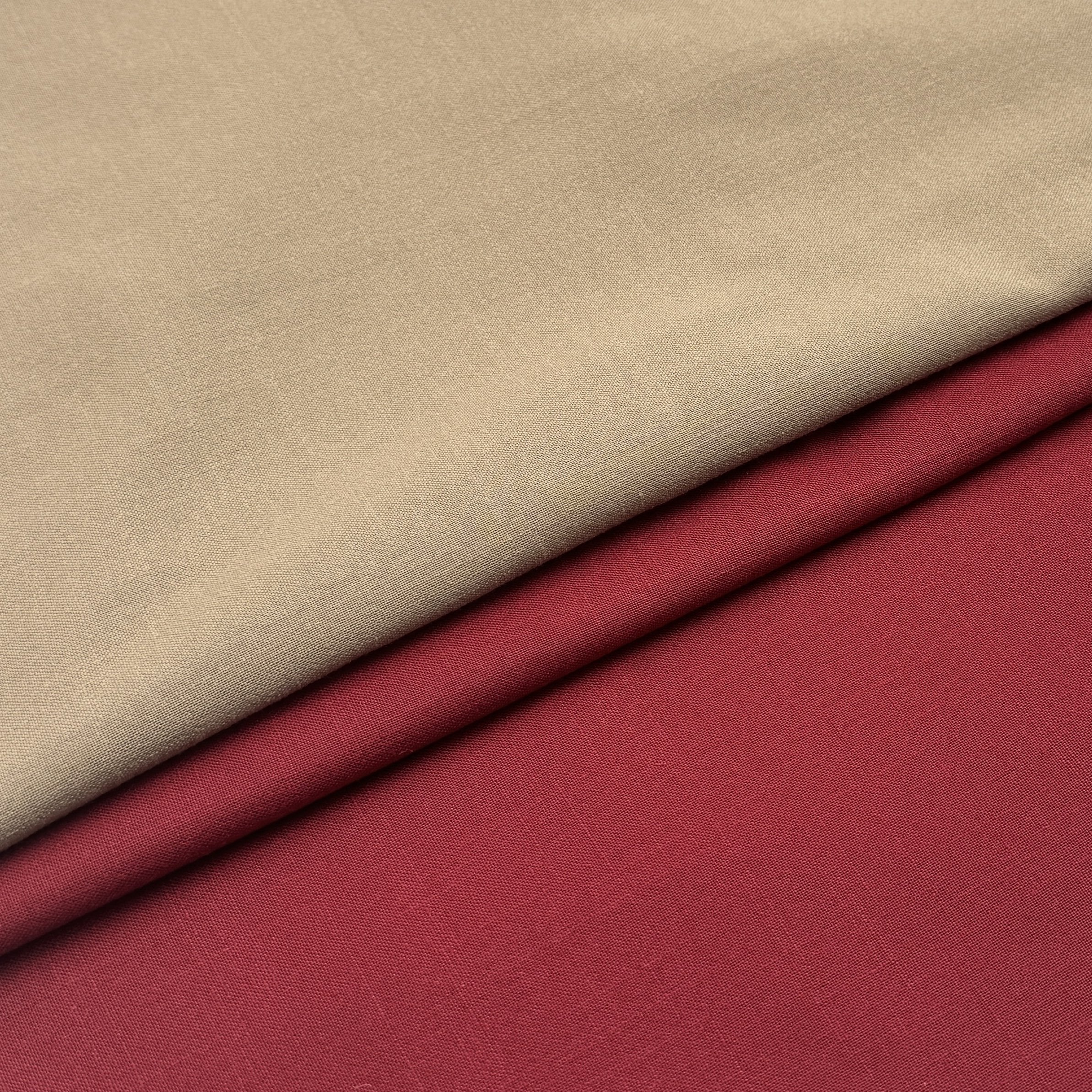 High Quality 100% Polyester Plain Linen Fabric Mens Women Linen Clothing Shirts Shorts