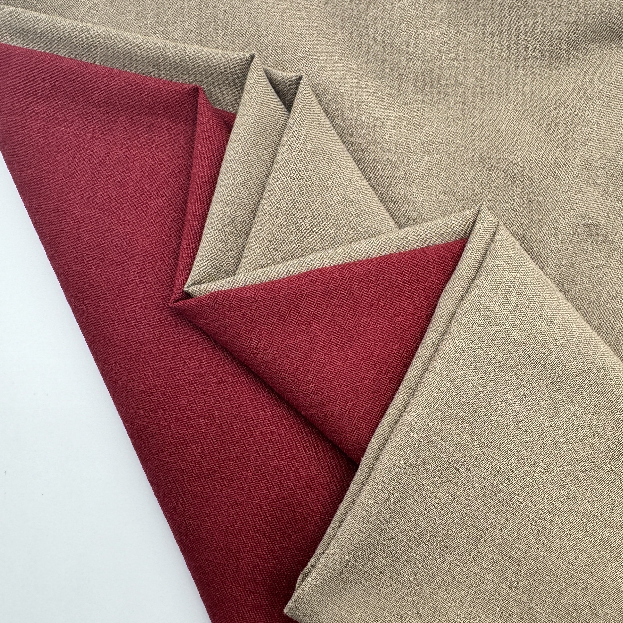 High Quality 100% Polyester Plain Linen Fabric Mens Women Linen Clothing Shirts Shorts