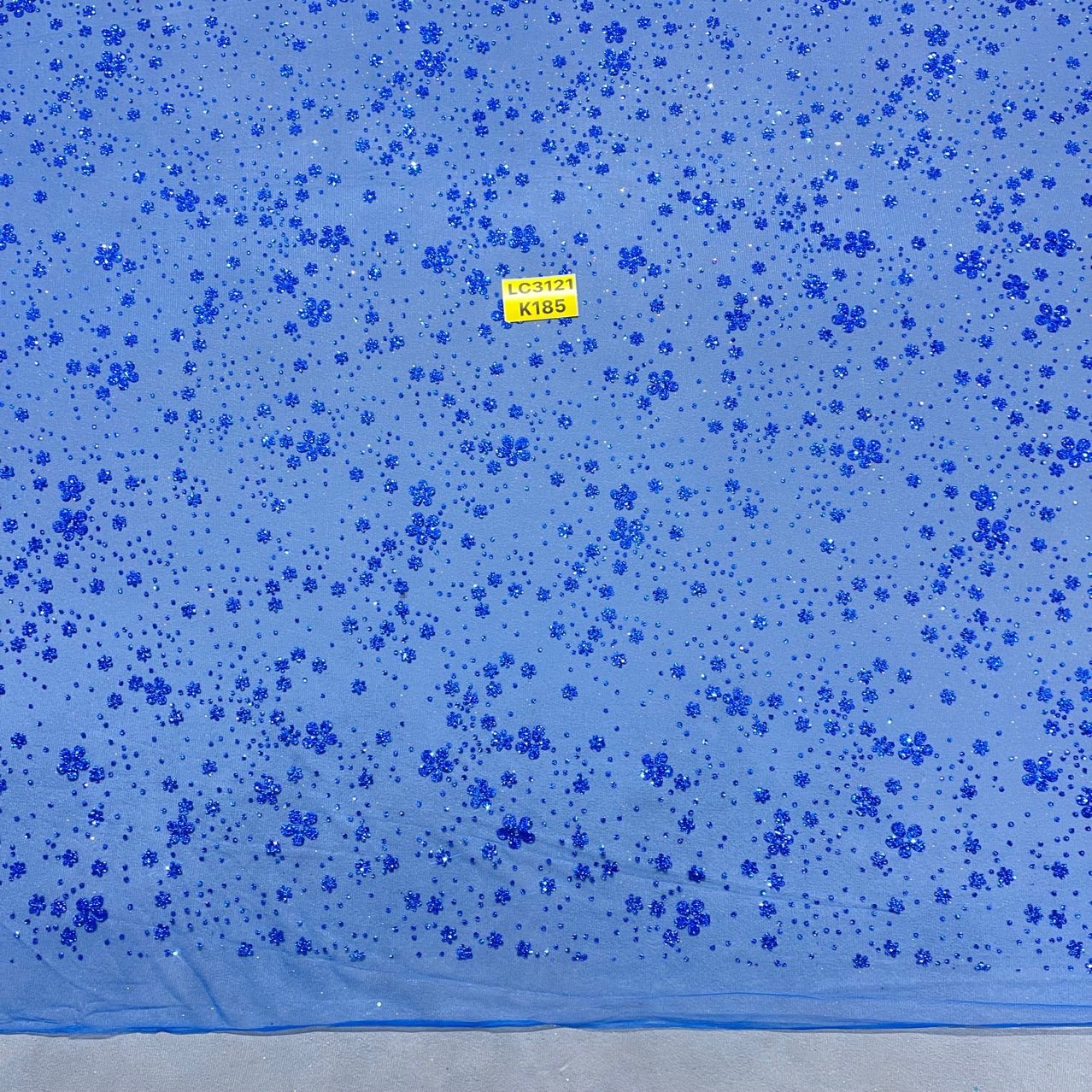 100% Polyester Bridal Fabric Glitter Printed Polyester Mesh Glitter Tulle Fabric For Evening Party Dancewear Evening Dress