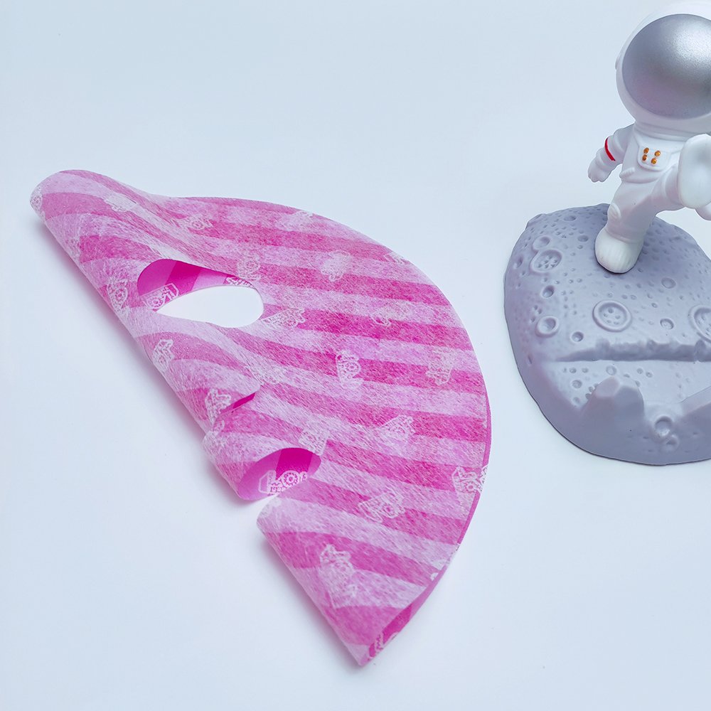 Dry Non-woven Fabric Facial Mask Paper Full Printed Face Sheet Mask With Printed For Face Mask Beauty