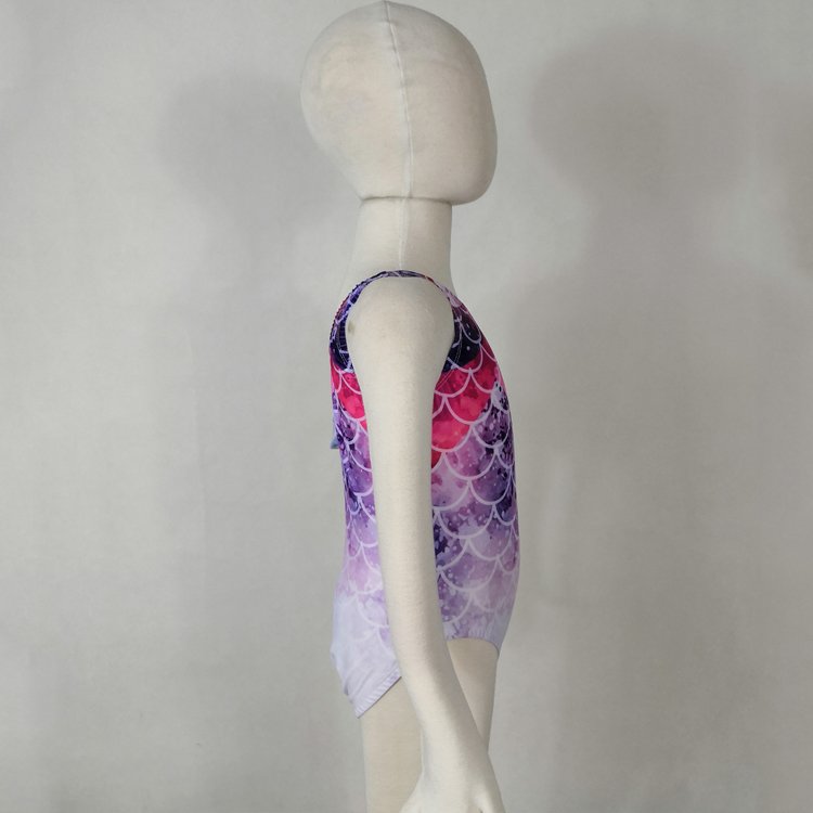 custom design children gym sleeveless ballet dancewear skatin custom sublimation wearing mens boy gymnastics competition leotard