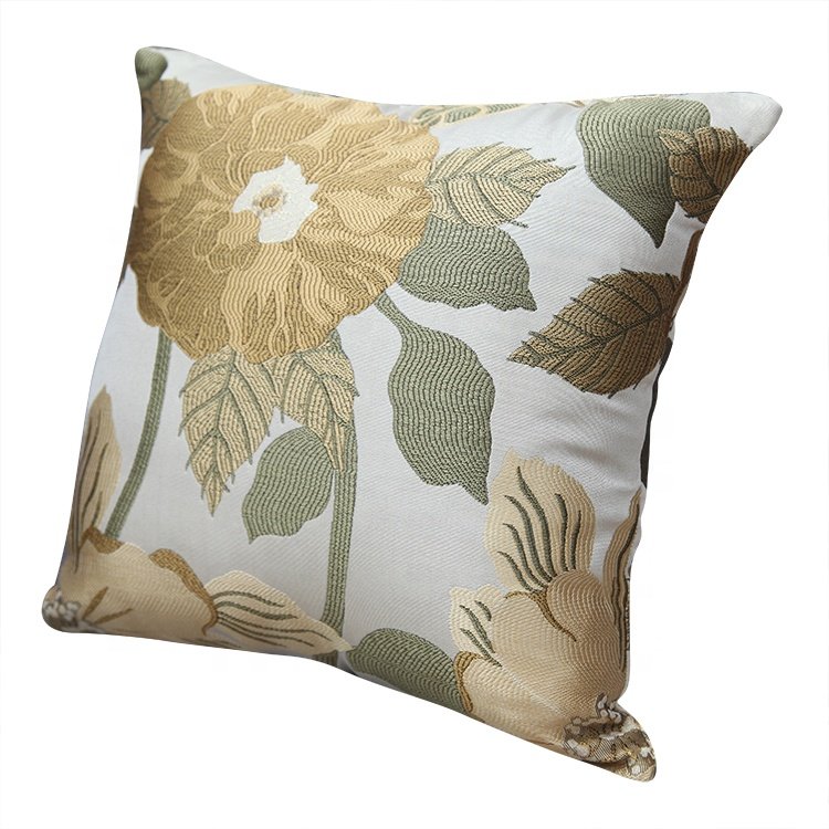 Custom Nordic Cushion Cover Luxury Floral Home Sofa Decorative Throw Pillows Case Cushion Cover For Home Decor
