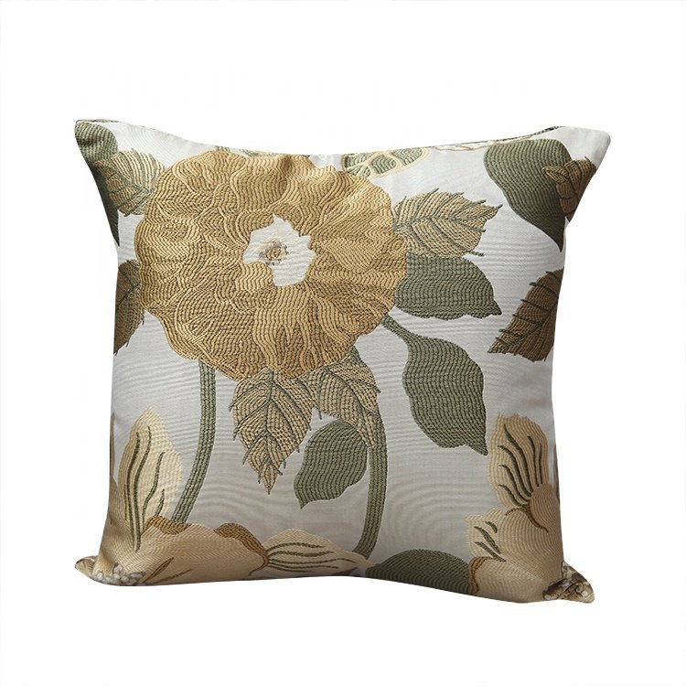 Custom Nordic Cushion Cover Luxury Floral Home Sofa Decorative Throw Pillows Case Cushion Cover For Home Decor