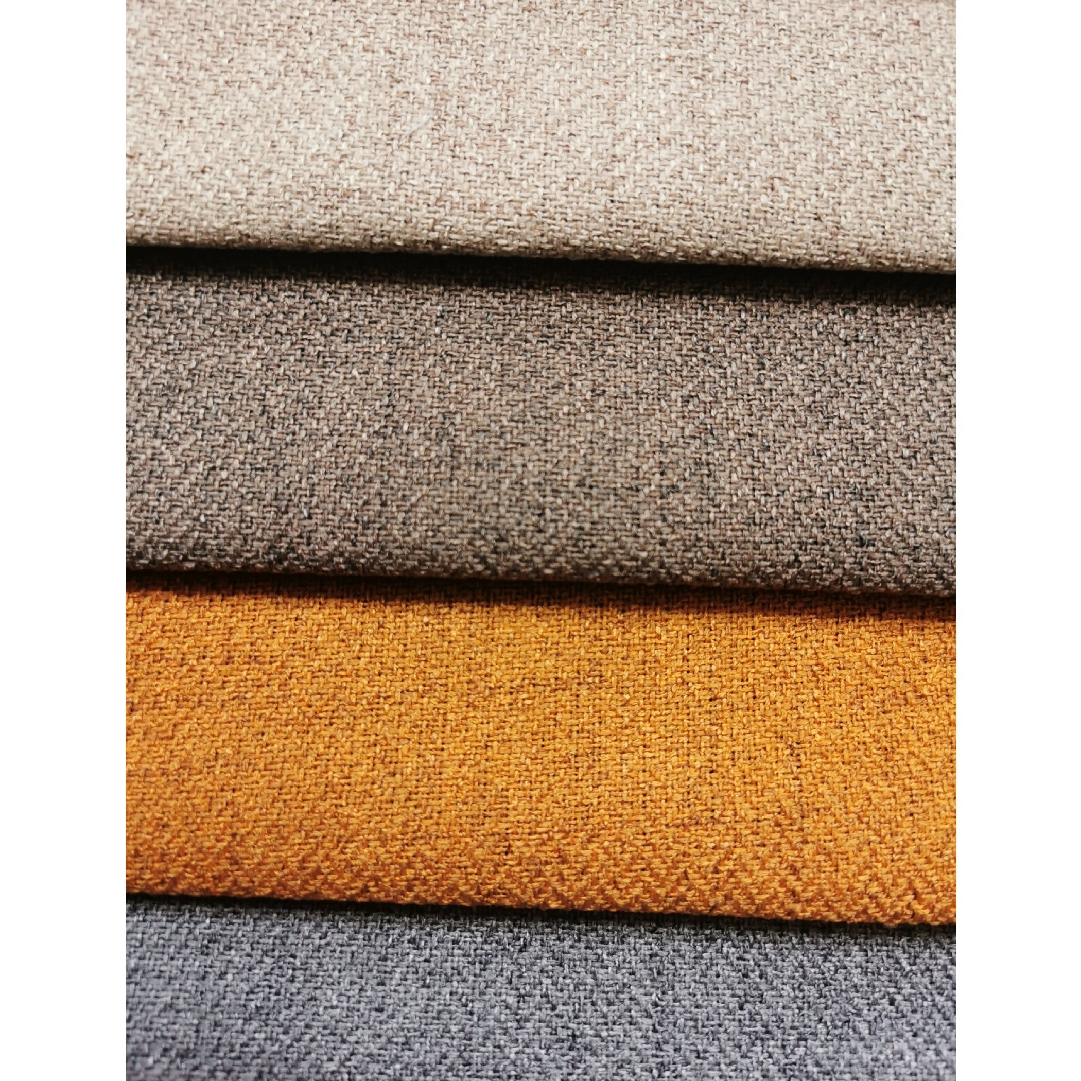 Free Sample Wholesale Linen Sofa Fabric Sample Cards Polyester Linen Upholstery Fabric
