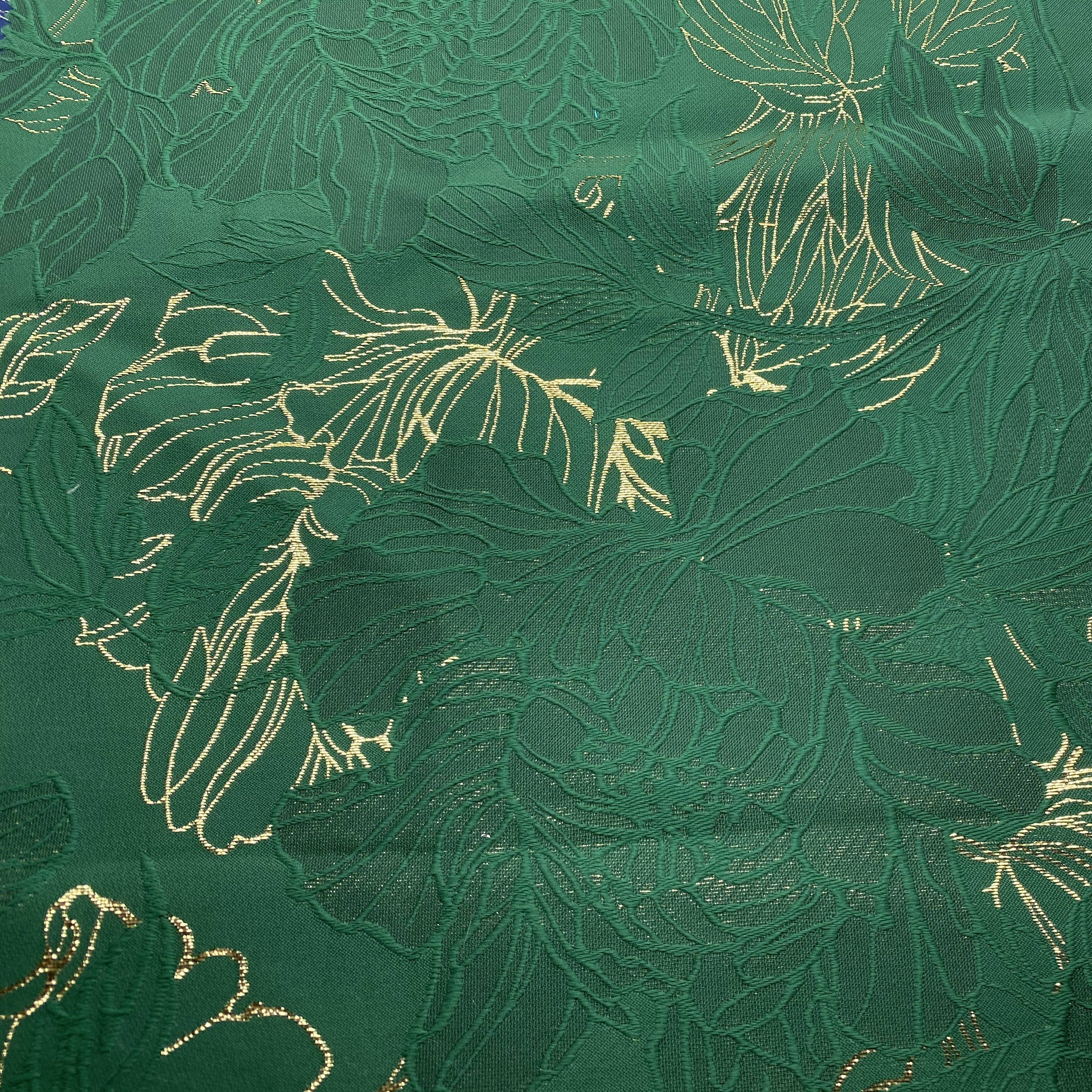 TEXTILES SUPPLIER 100%POLYESTER FABRIC DESIGNER FABRIC Woven Jacquard brocade fabric for dress garment 3D pattern jacquard
