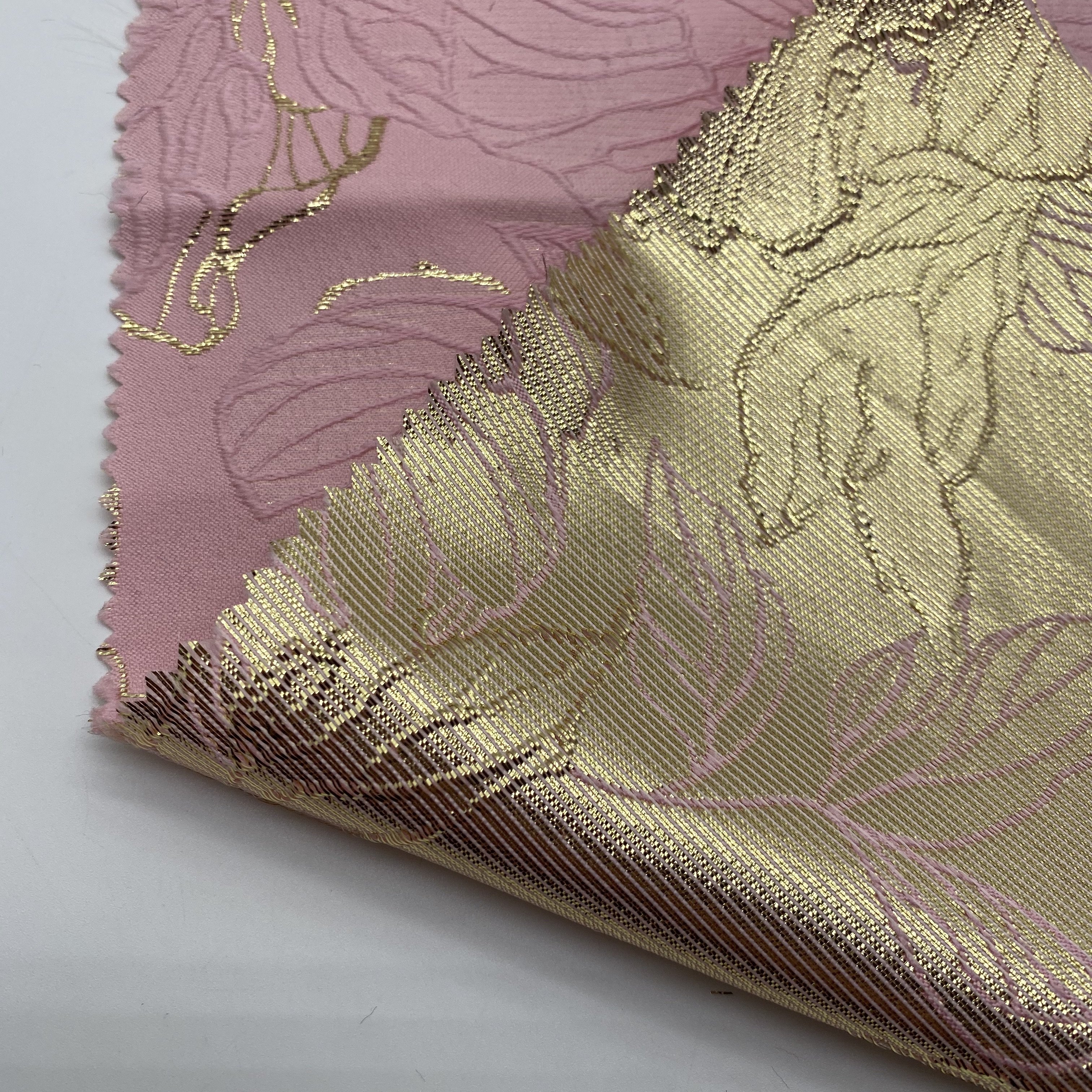 TEXTILES SUPPLIER 100%POLYESTER FABRIC DESIGNER FABRIC Woven Jacquard brocade fabric for dress garment 3D pattern jacquard