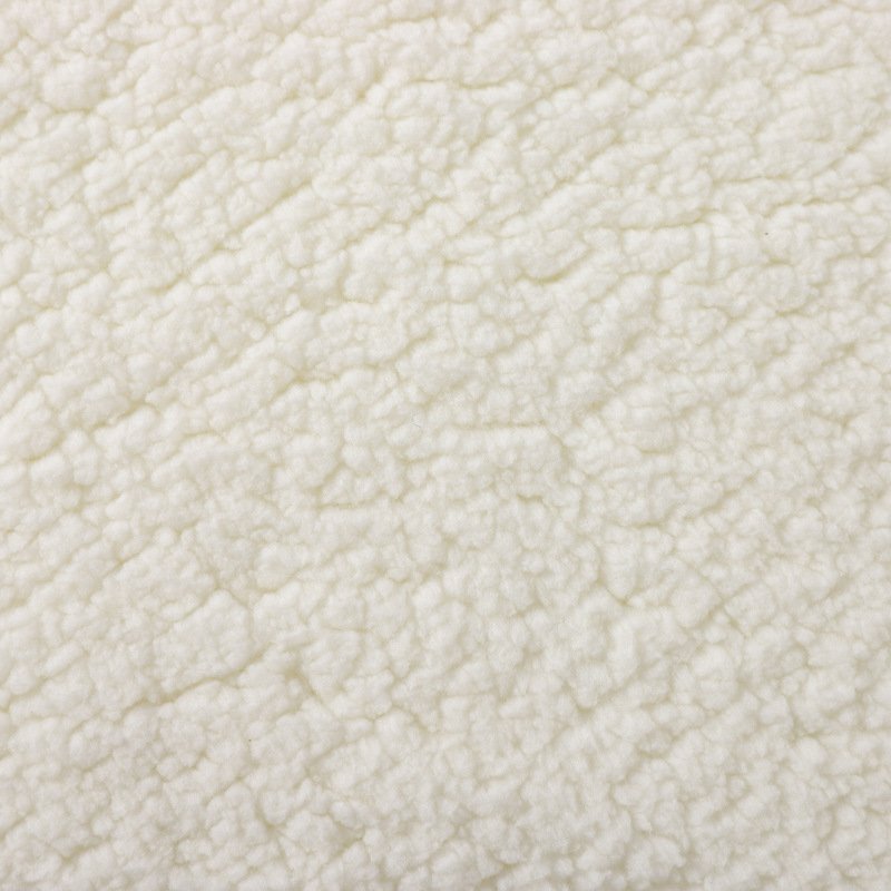 Factory Price Solid Color Soft Faux Teddy Fleece Sherpa Fabric For Blanket Jacket