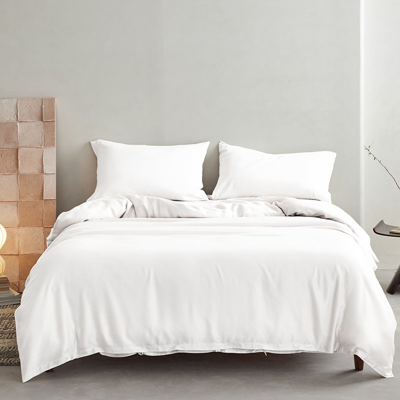 China manufacturer organic good quality sustainable bamboo fabric duvet cover sets with fashion style for home and hotel