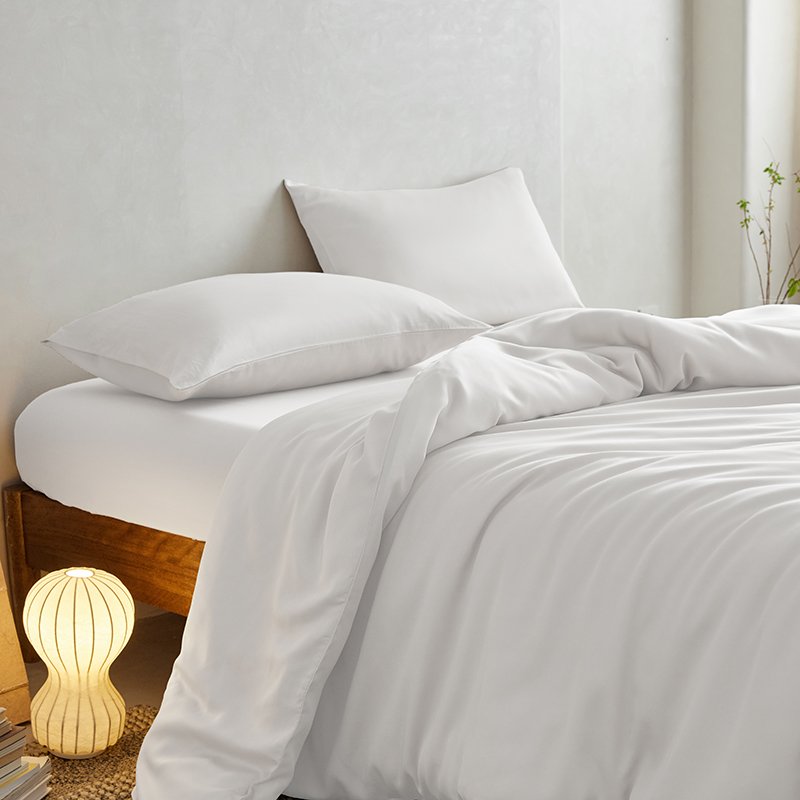China manufacturer organic good quality sustainable bamboo fabric duvet cover sets with fashion style for home and hotel